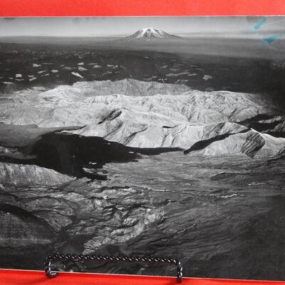 Pair of Photographs of Mt. St. Helens