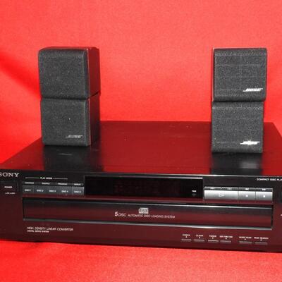 Bose Cube Speakers Sony 5 disc CD changer