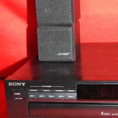Bose Cube Speakers Sony 5 disc CD changer