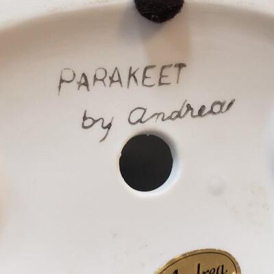 2 parakeet figures