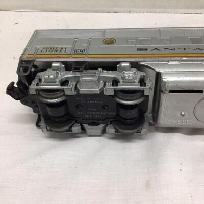 1218 Vintage Lionel 2353P Santa Fe F3A Power Unit Diesel