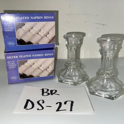 Silver Plated Napkin Ring Holder Lot