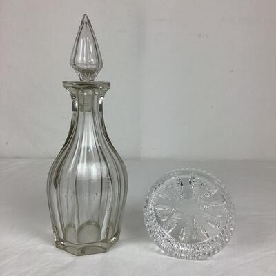 1273 Waterford Wine Coaster & Decanter