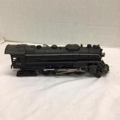 1224 Vintage Lionel 736 Berkshire Steam Engine and 736w Tender