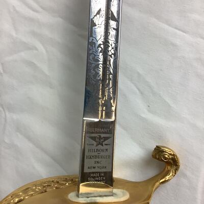 1274 Hilborn Hamburger U.S. Navy Officer Dress Sword