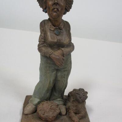 Thomas Clark Little Dad & Cat Woman Figurine