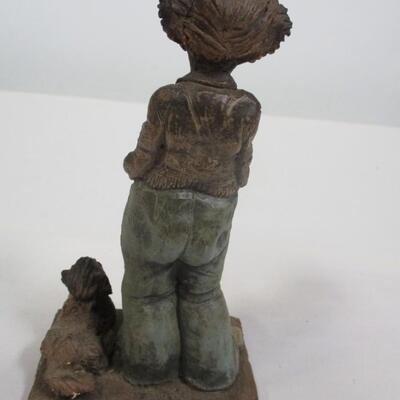 Thomas Clark Little Dad & Cat Woman Figurine