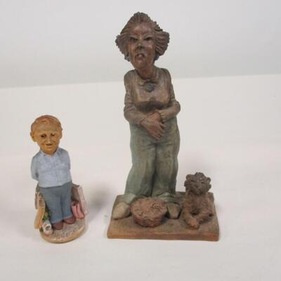 Thomas Clark Little Dad & Cat Woman Figurine