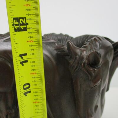 Art Deco Stallions Vase