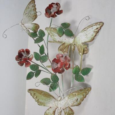 Tole Butterfly Wall Art