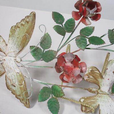 Tole Butterfly Wall Art