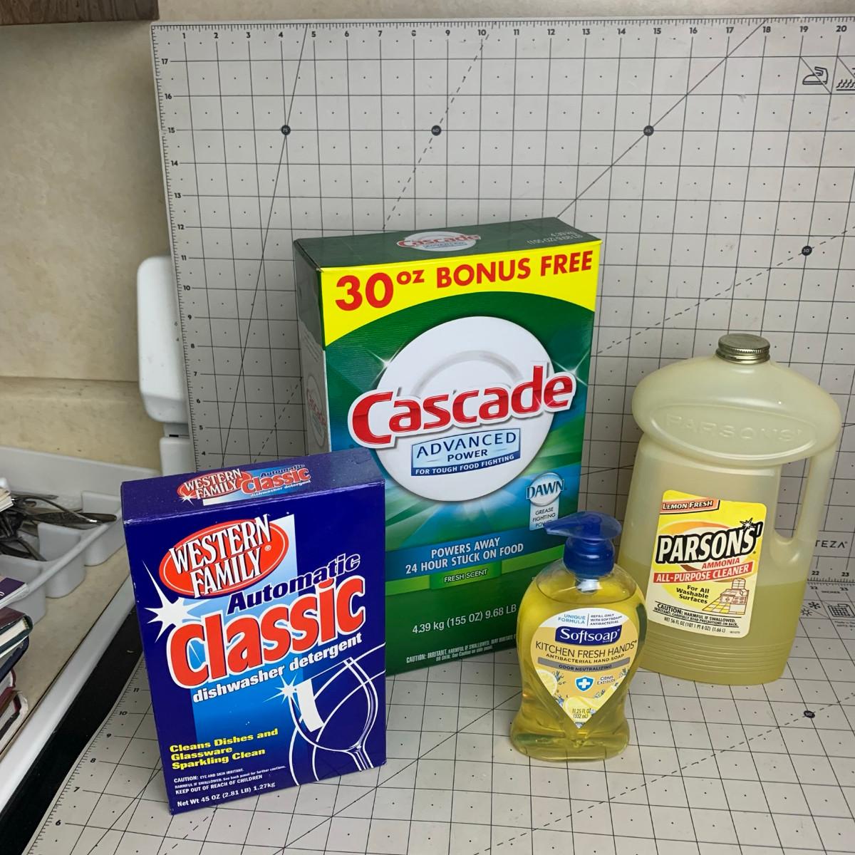 428 Cascade, Parsons' All Purpose Cleaner & Softsoap