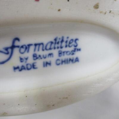 Formalities by Baum Bros Blue & White Bird Porcelain Vase