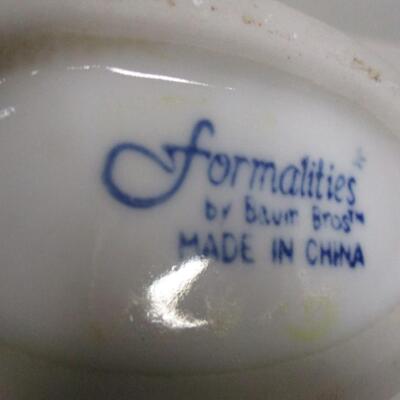 Formalities by Baum Bros Blue & White Bird Porcelain Vase