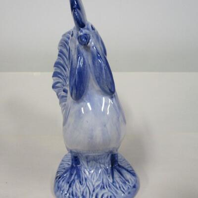 Blue & White Porcelain Rooster
