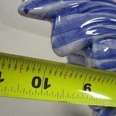 Blue & White Porcelain Rooster