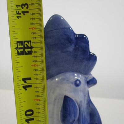 Blue & White Porcelain Rooster