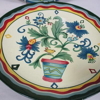Jena Hall Collection By Oriental Accents Decorative Art Plates