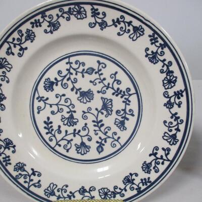 Vintage Blue & White Plates - Blue Trovi - Homer - Johnson Brothers