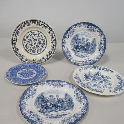 Vintage Blue & White Plates - Blue Trovi - Homer - Johnson Brothers