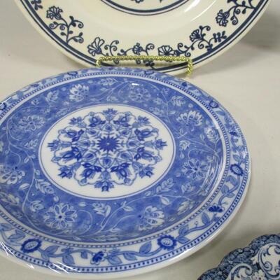 Vintage Blue & White Plates - Blue Trovi - Homer - Johnson Brothers