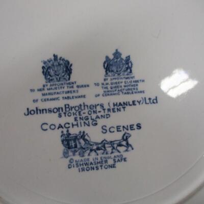 Vintage Blue & White Plates - Blue Trovi - Homer - Johnson Brothers