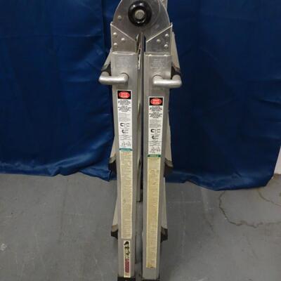 LOT 144. GORILLA LADDER FOLDING ADJUSTABLE LADDER