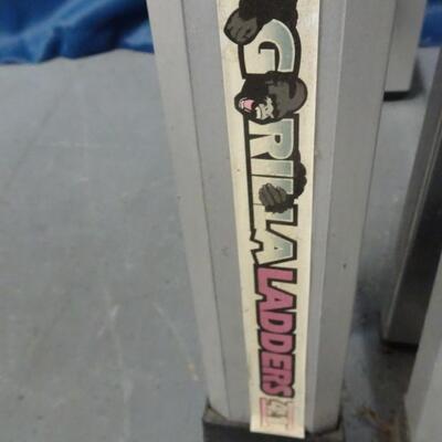 LOT 144. GORILLA LADDER FOLDING ADJUSTABLE LADDER