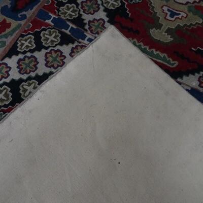 LOT 147  KASHMIR WOOL RUG MADE IN INDIA