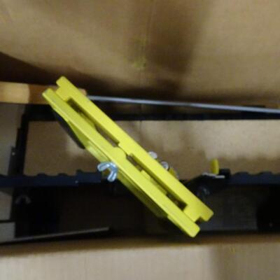 LOT 154. STANLEY MITRE BOX WITH SAW