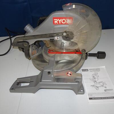 LOT 155. RYOBI COMPOUND MITER SAW