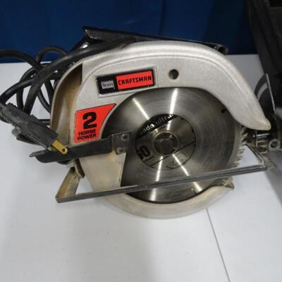 LOT 158. CRAFTSMAN 2 HORSEPOWER CIRCULAR SAW AND CASE