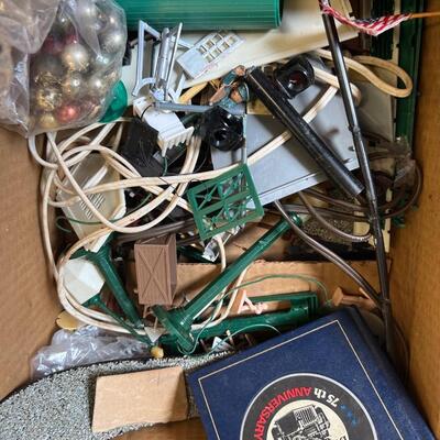 1283 Vintage Plasticville Toy Train Village & More