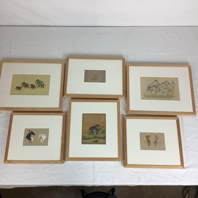 1295 Collection of Hand Painted Miniature India Paintings