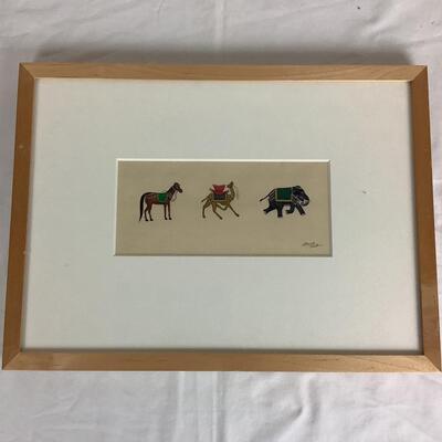 1295 Collection of Hand Painted Miniature India Paintings