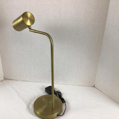 1259 Small Bronze Colored Desk Lamp