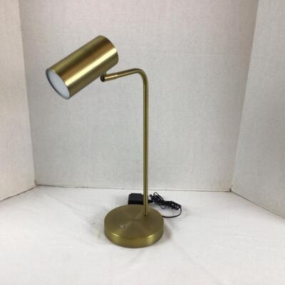 1259 Small Bronze Colored Desk Lamp