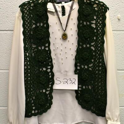 Blouse and Vest Ensemble