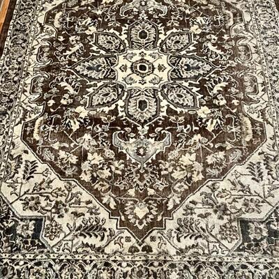 LOT 7  THICK PILE ORIENTAL STYLE ROOM SIZE RUG