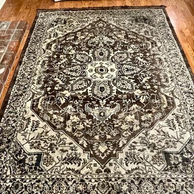 LOT 7  THICK PILE ORIENTAL STYLE ROOM SIZE RUG