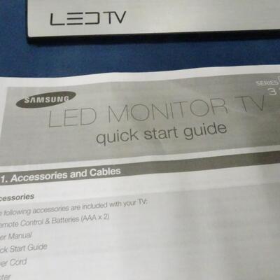 LOT 202.  SAMSUNG 24". LED MONITOR TV