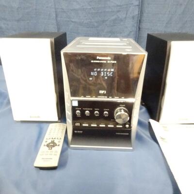 LOT 205. PANASONIC BOOK SHELF STEREO