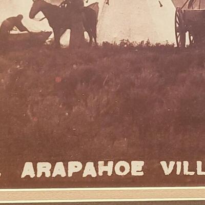 Lot 14: Antique Large Photograph '1000 ARAPAHOE VILLAGE' #10 of 83