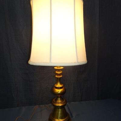 LOT 233. BRASS TABLE LAMP