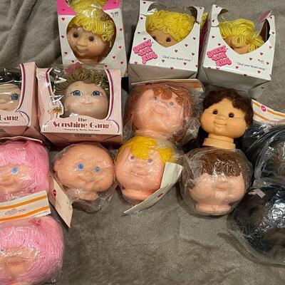 The Sonshine Gang / Lot of doll heads
