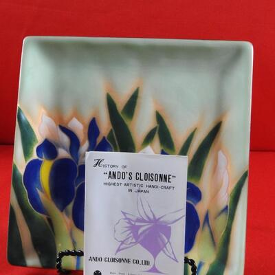 Floral Andoâ€s CloisonnÃ© Platter