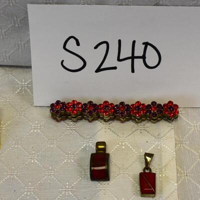 Red Jewelry Lot