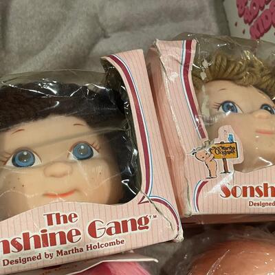 The Sonshine Gang Doll heads