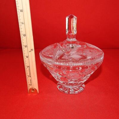 Crystal lidded Candy Dish