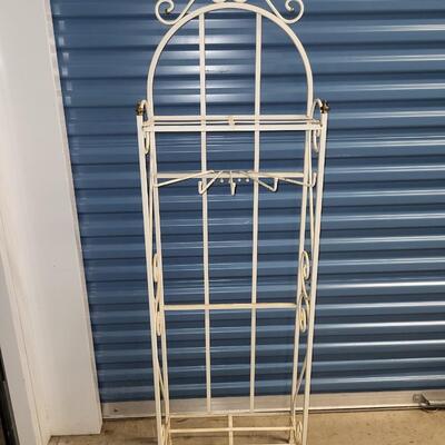 Metal plant shelf rack